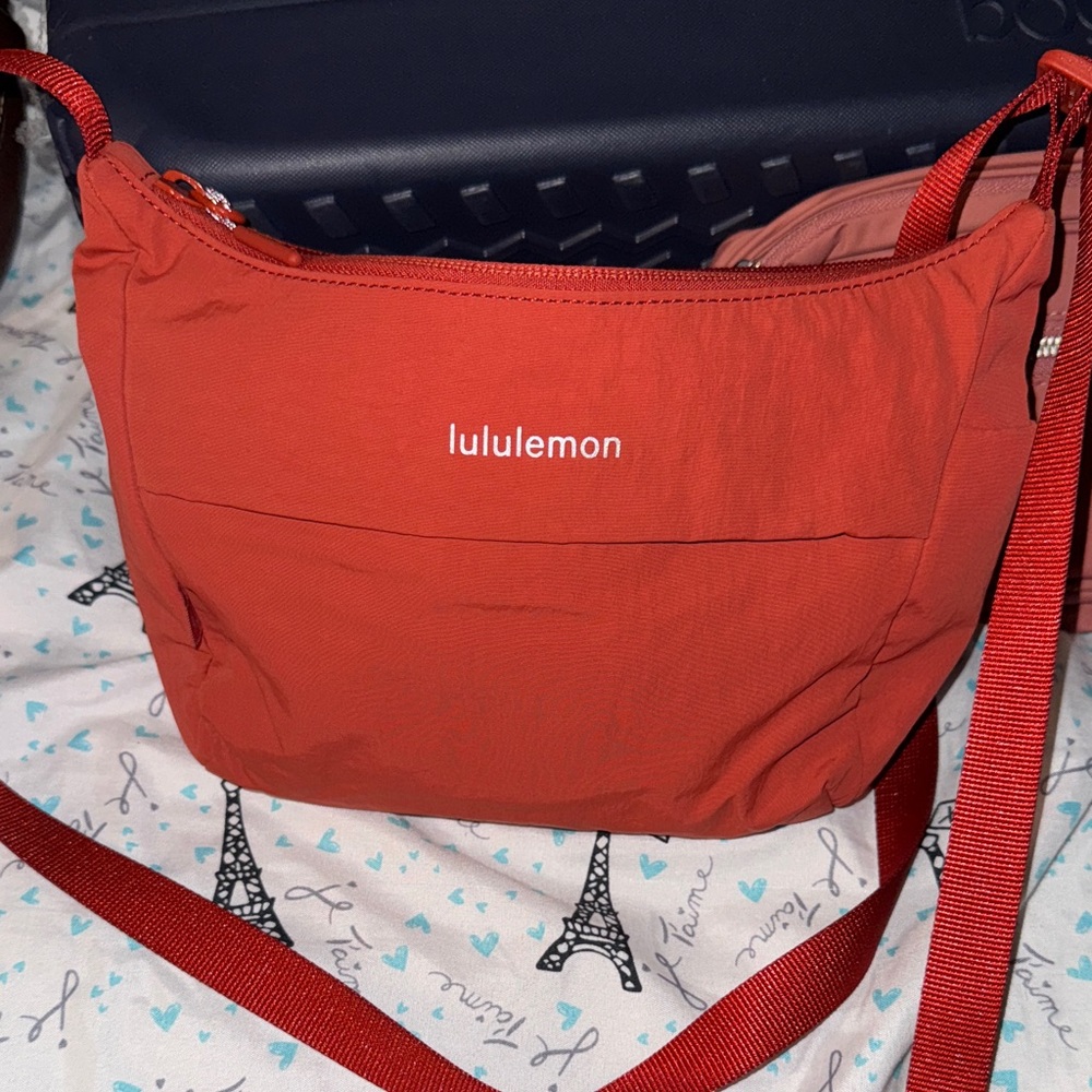 lululemon athletica Vibrant Red Crossbody Bag